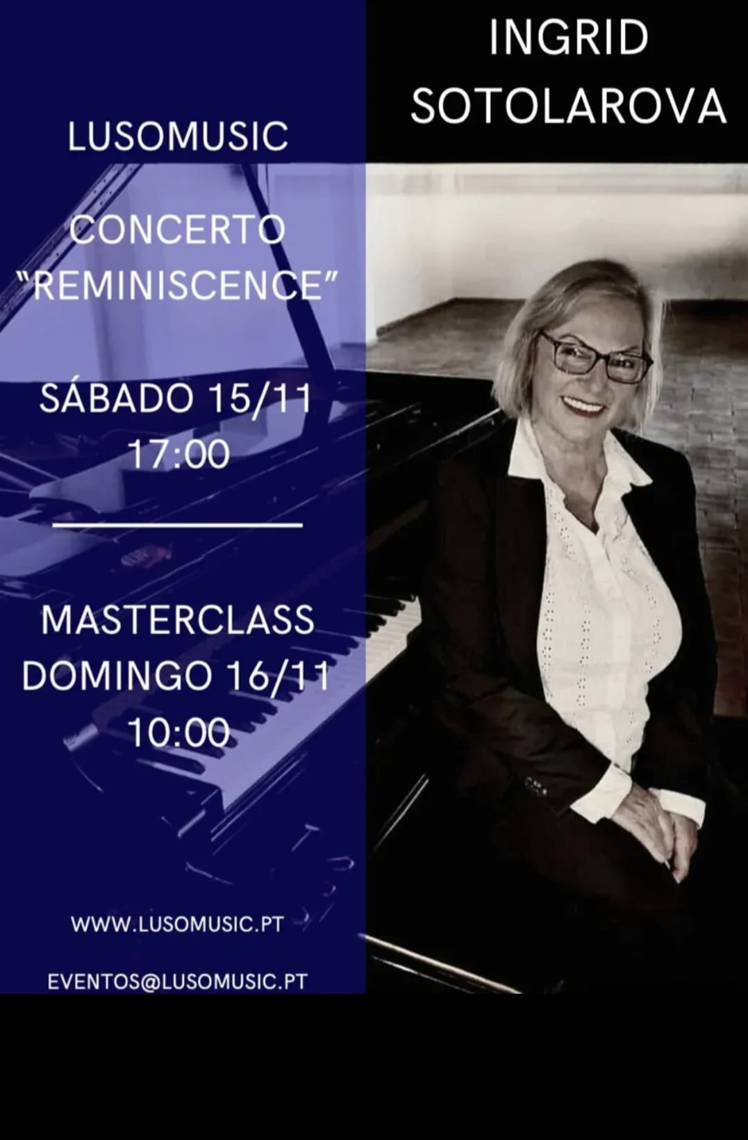 Concerto Reminiscence + Masterclass